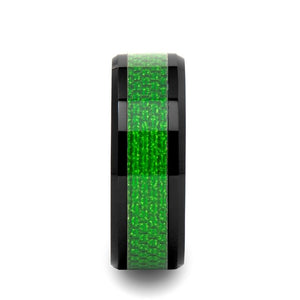 MATLAL Black Ceramic men's wedding band, image 2