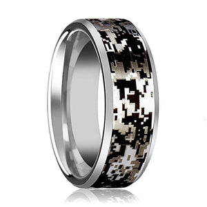 STEALTH Tungsten Carbide men's wedding band, image 1