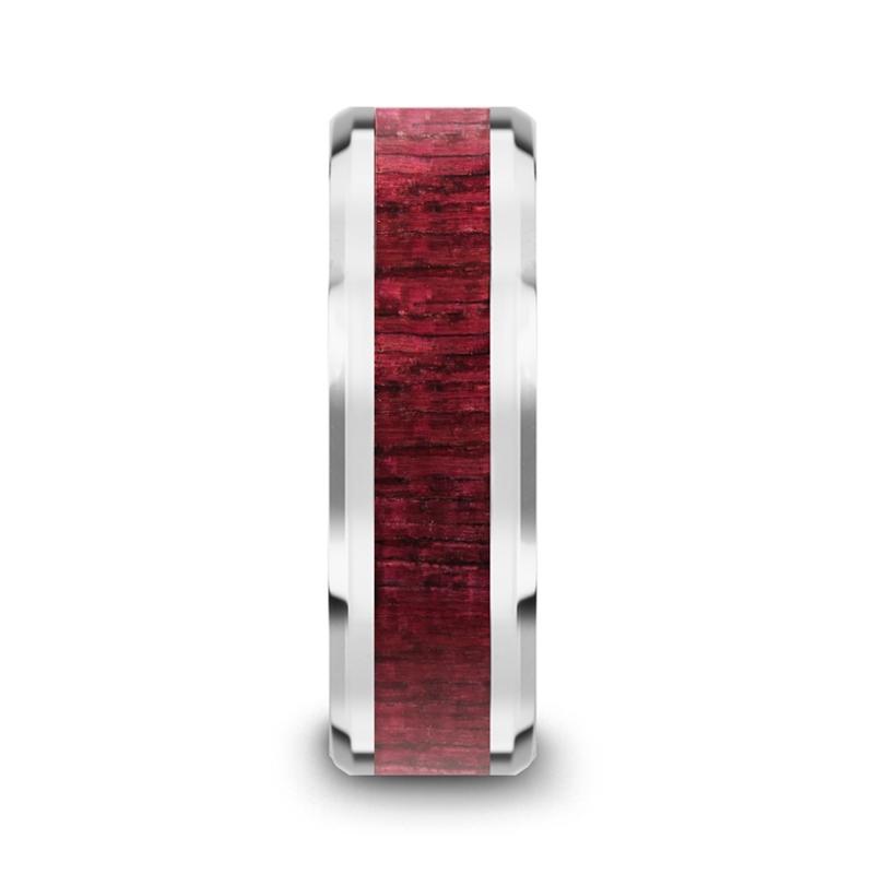 MAUVE Tungsten Carbide men's wedding band, image 3