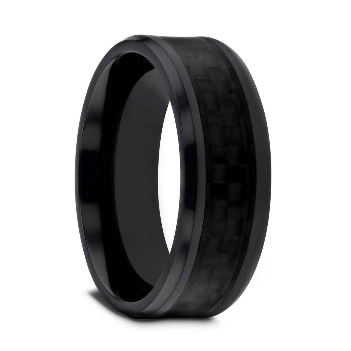 OXYN — hero shot — men's titanium wedding ring | Aydins Jewelry