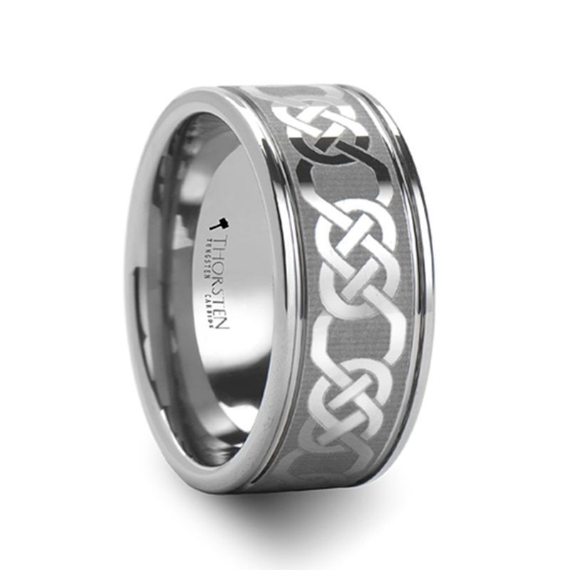 PALATINE Tungsten Carbide men's wedding band, image 5