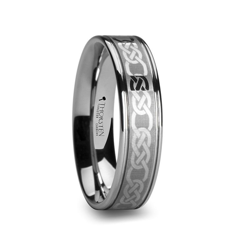 PALATINE Tungsten Carbide men's wedding band, image 1