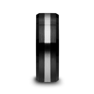 PHOENIX Black Ceramic men's wedding band, image 2