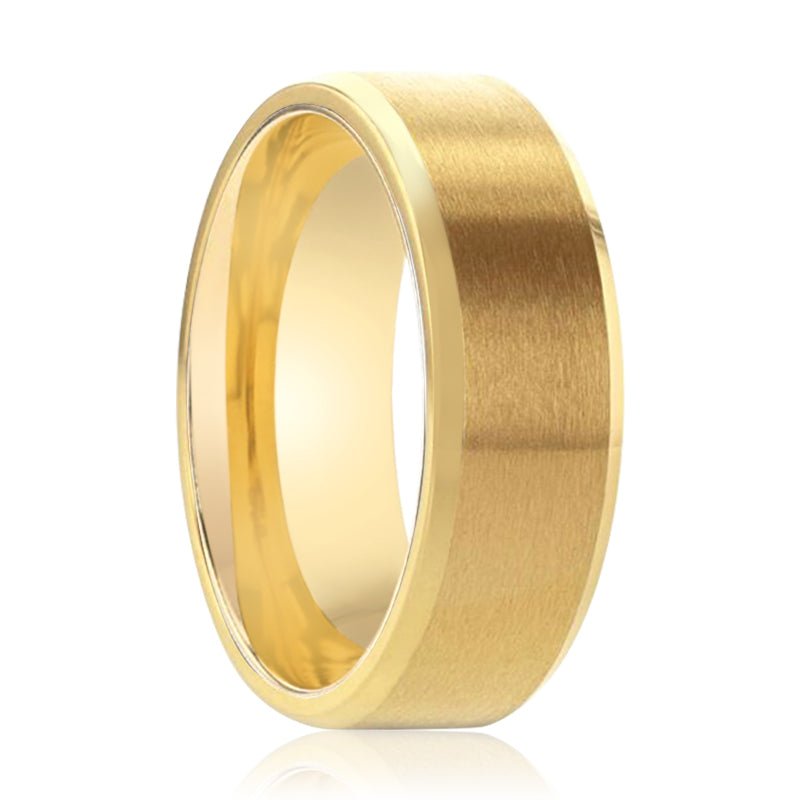 RADIATE Gold men's wedding band, image 6