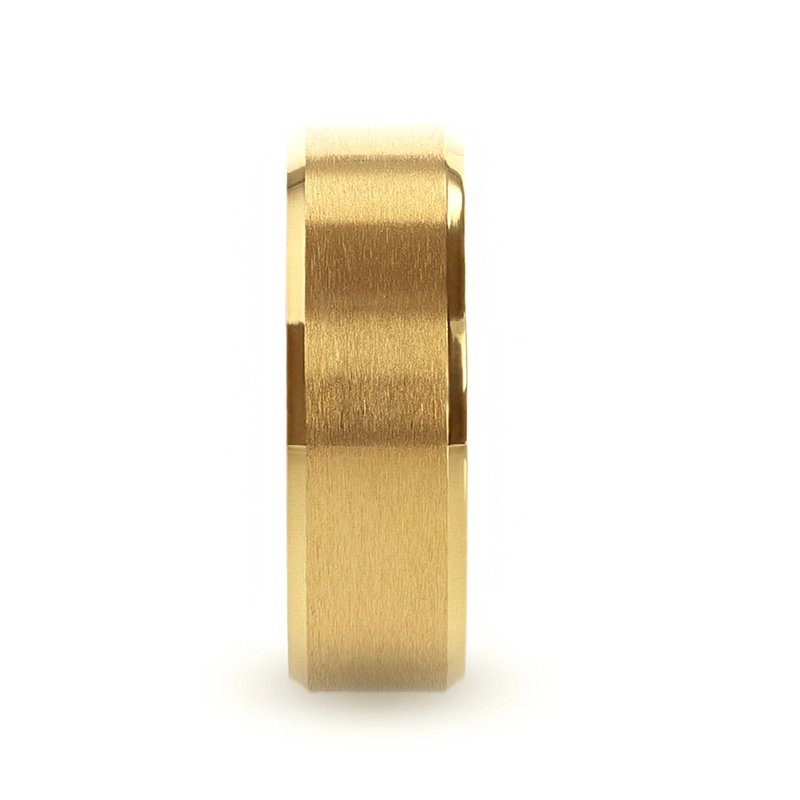 RADIATE Gold men's wedding band, image 8