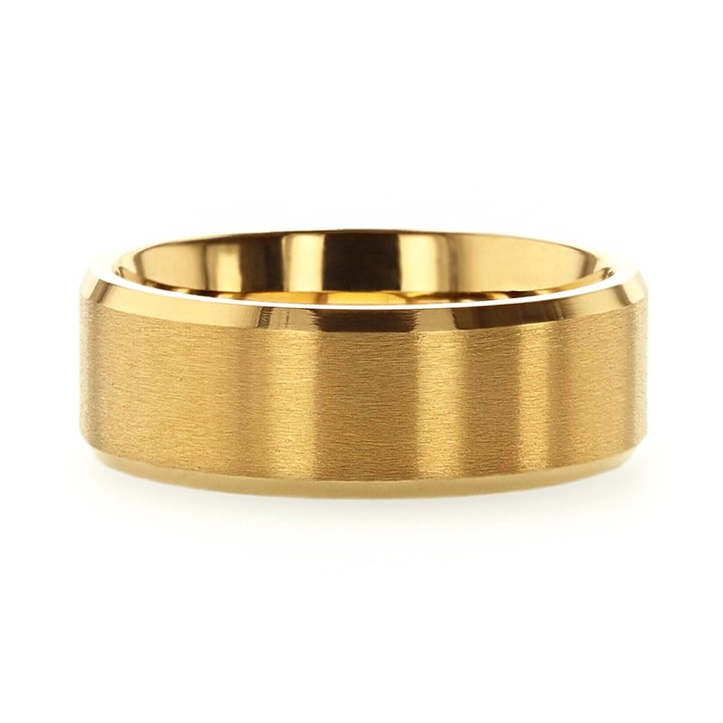 RADIATE Gold men's wedding band, image 7