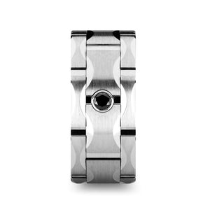 SAINT Tungsten Carbide men's wedding band, image 3