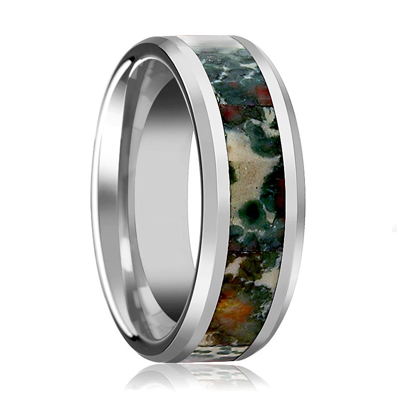 CRETACEOUS Tungsten Carbide men's wedding band, image 1