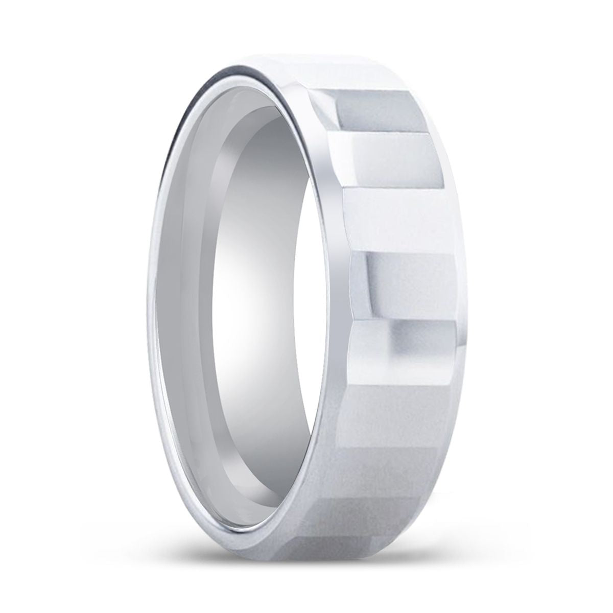 REFLECTOR Tungsten Carbide men's wedding band, image 1