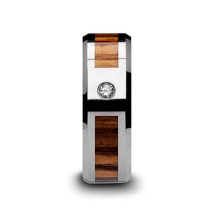 SABER Tungsten Carbide men's wedding band, image 3