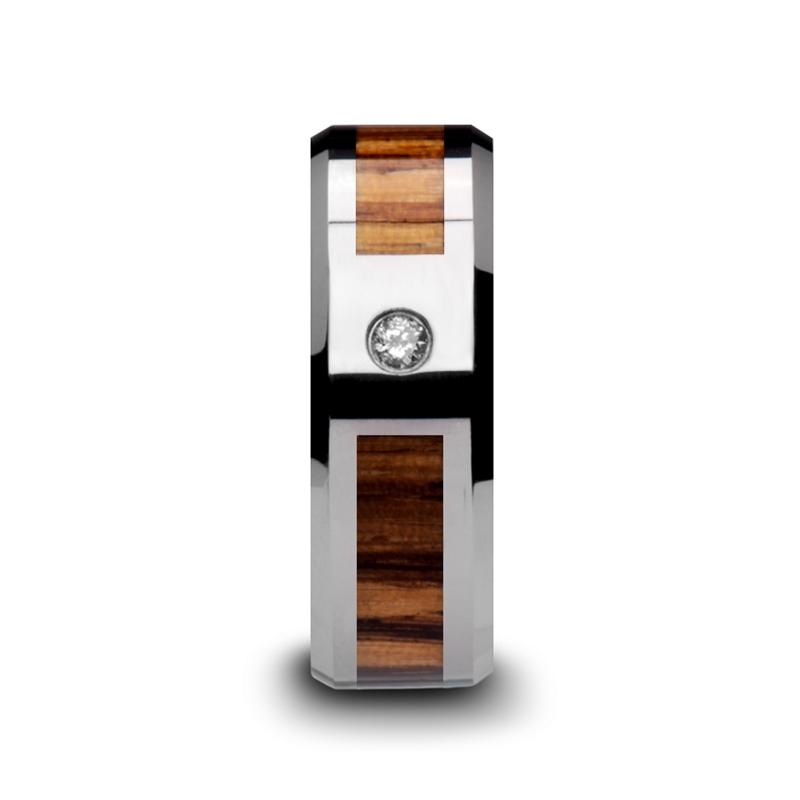 SABER Tungsten Carbide men's wedding band, image 3