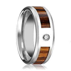 SABER Tungsten Carbide men's wedding band, image 1