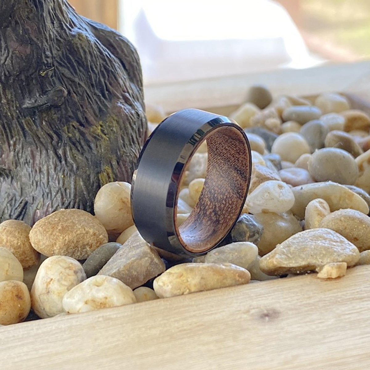 SABLE — display shot — men's tungsten carbide wedding ring | Aydins Jewelry