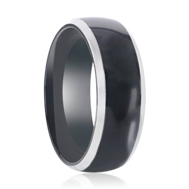 SALEEN Titanium men's wedding band, image 1