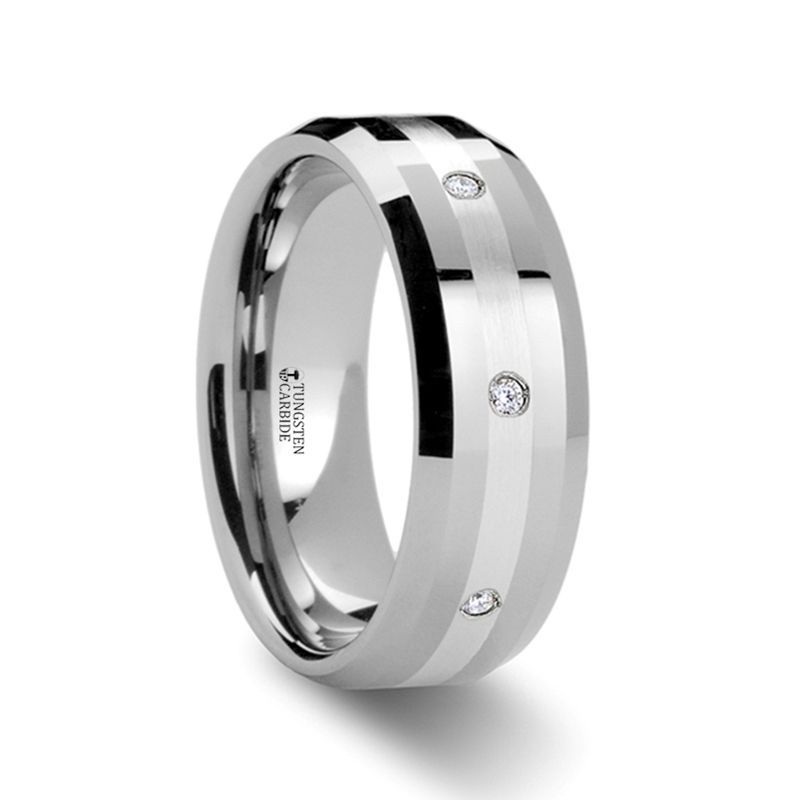STAFFORD Tungsten Carbide men's wedding band, image 1