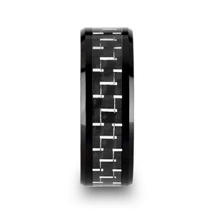 TITAN Black Ceramic men's wedding band, image 2