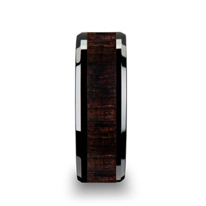 UMBRA Black Ceramic men's wedding band, image 2