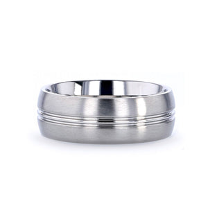 UPTON Titanium men's wedding band, image 2