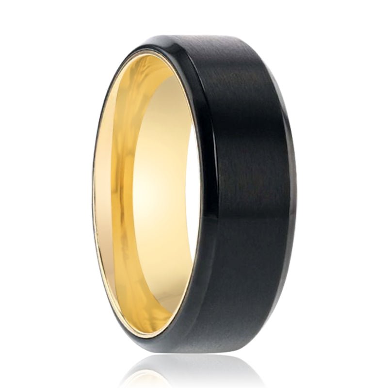 VELVET Gold men's wedding band, image 1