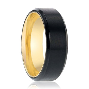 VELVET Gold men's wedding band, image 1