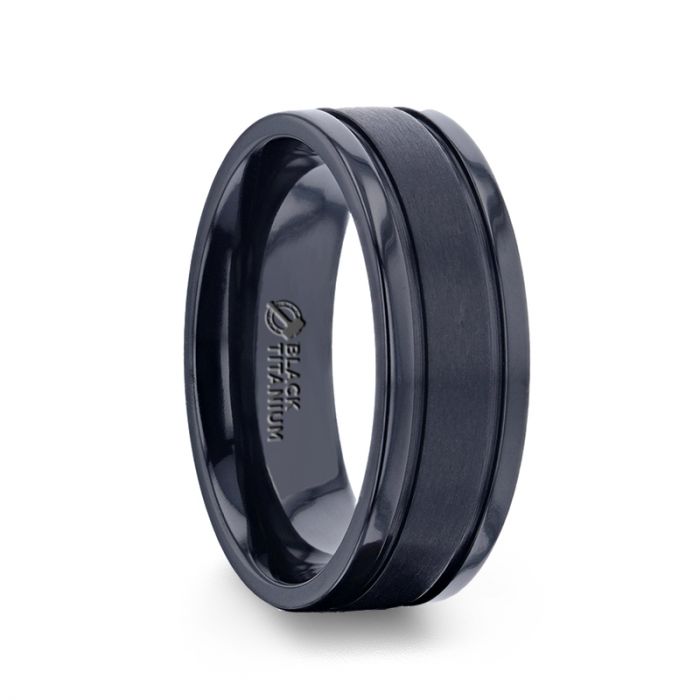 WOLVERINE Titanium men's wedding band, image 1
