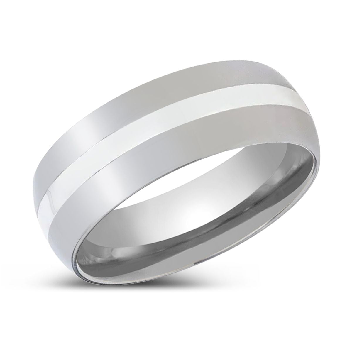 ZILVER Titanium men's wedding band, image 2