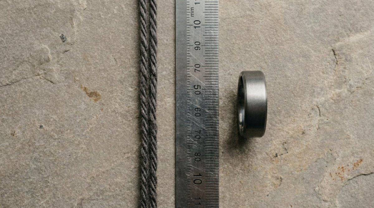 How to measure ring size with a string