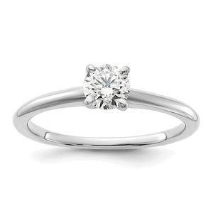 10kw 1/2ct Lab Grown Diamond VS+ F+ Round Comp Solitaire Eng Ring - authentic supplier studio photograph