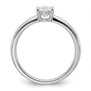 SOL-050R-0WLD Round solitaire engagement ring side-profile