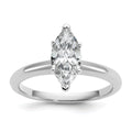 10kw 1ct Lab Grown Diamond VS+ F+ Marquise Solitaire Comp Eng Ring - authentic supplier studio photograph