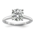 10kw 2ct Lab Grown Diamond VS+ F+ Round Comp Solitaire Eng Ring - authentic supplier studio photograph