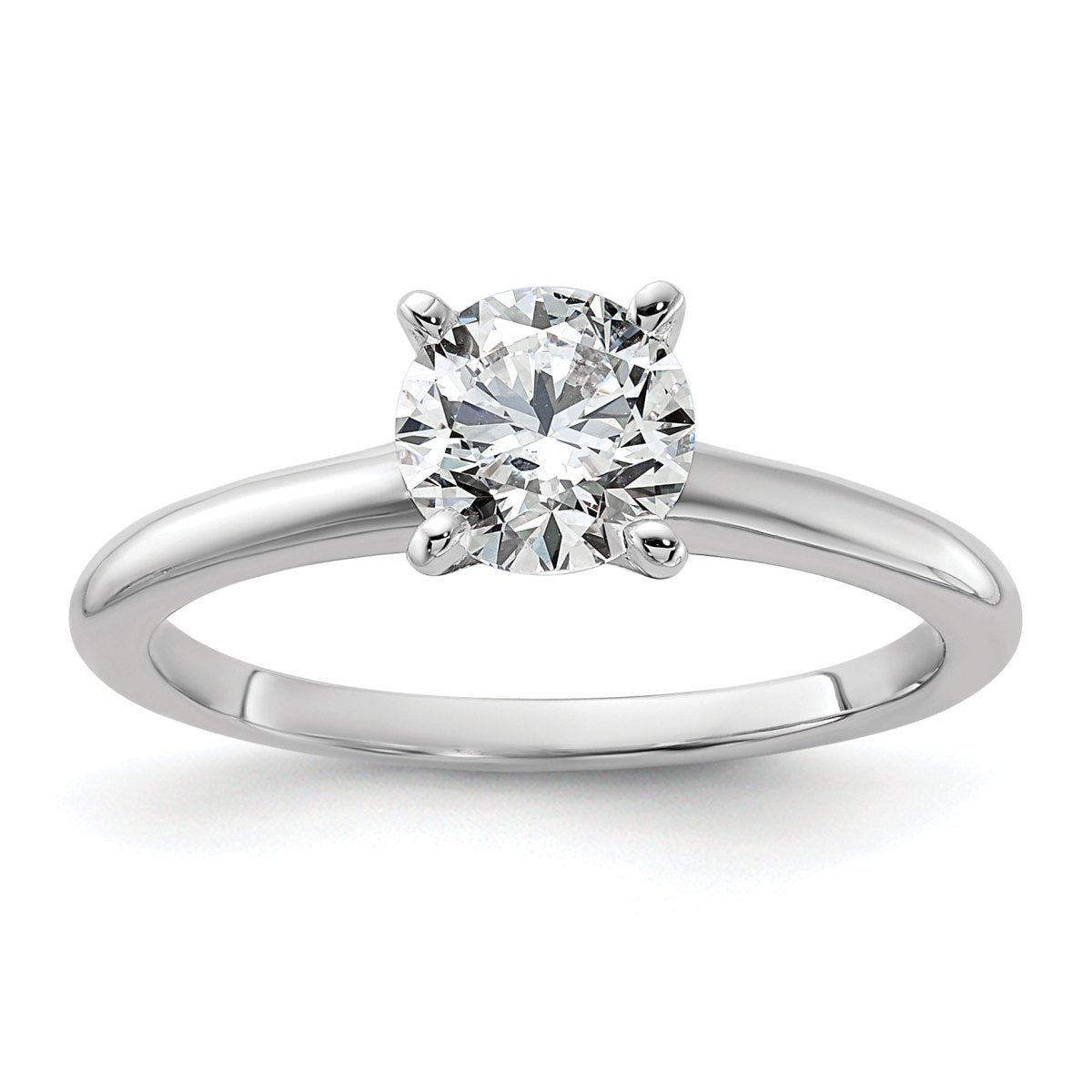 10kw 1ct Lab Grown Diamond VS+ F+ Round Comp Solitaire Eng Ring - authentic supplier studio photograph