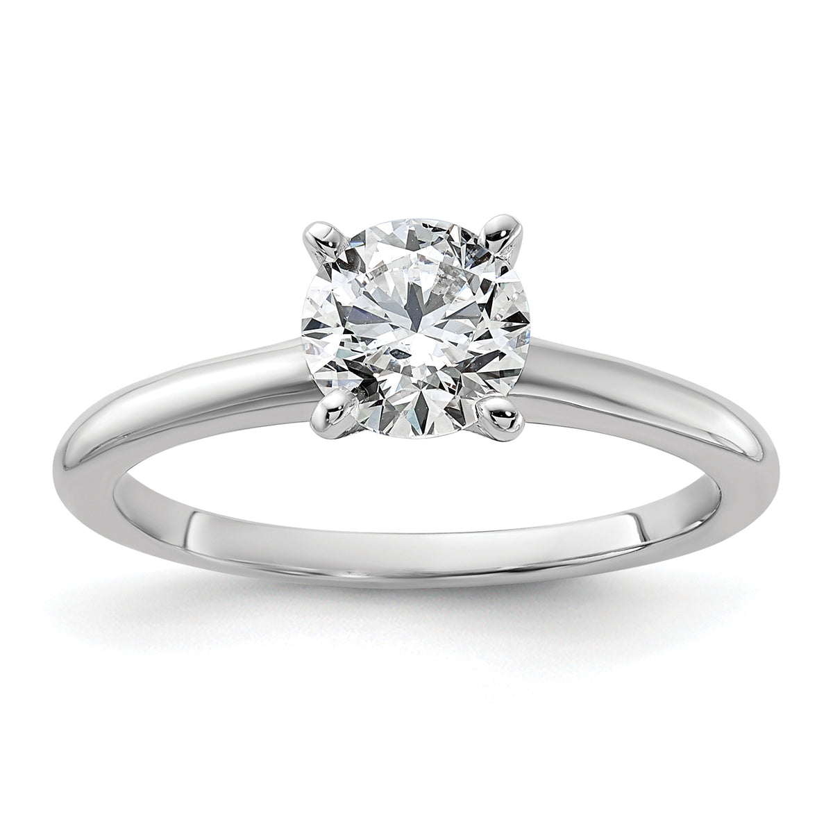 10kw 1ct Lab Grown Diamond VS+ F+ Round Comp Solitaire Eng Ring - authentic supplier studio photograph