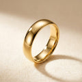 10k Yellow Gold Comfort Fit Wedding Band, studio hero shot