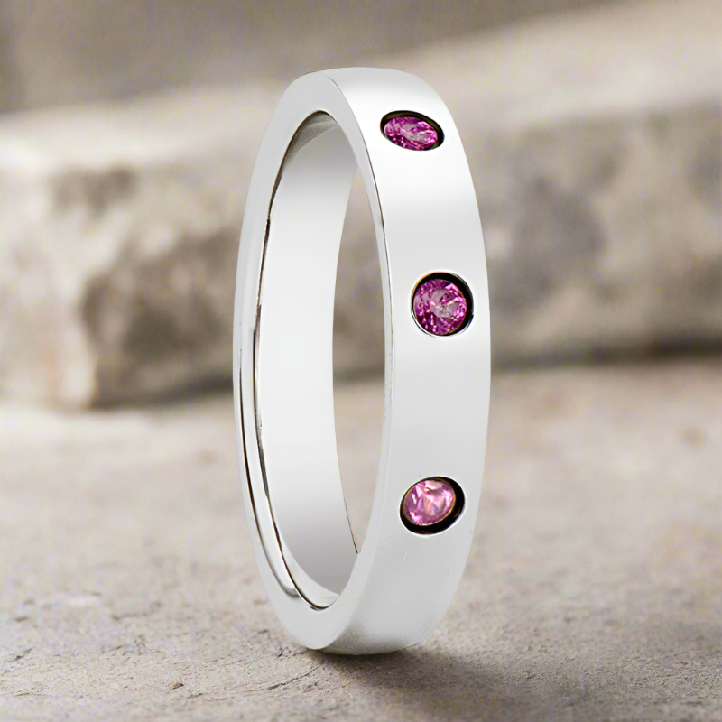 DIANA Tungsten Carbide men's wedding band, image 3