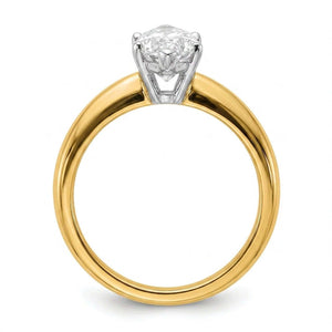 SOL-250MQ-0LD Marquise solitaire engagement ring side-profile