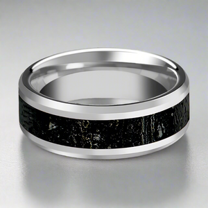 KILAUEA Tungsten Carbide men's wedding band, image 3