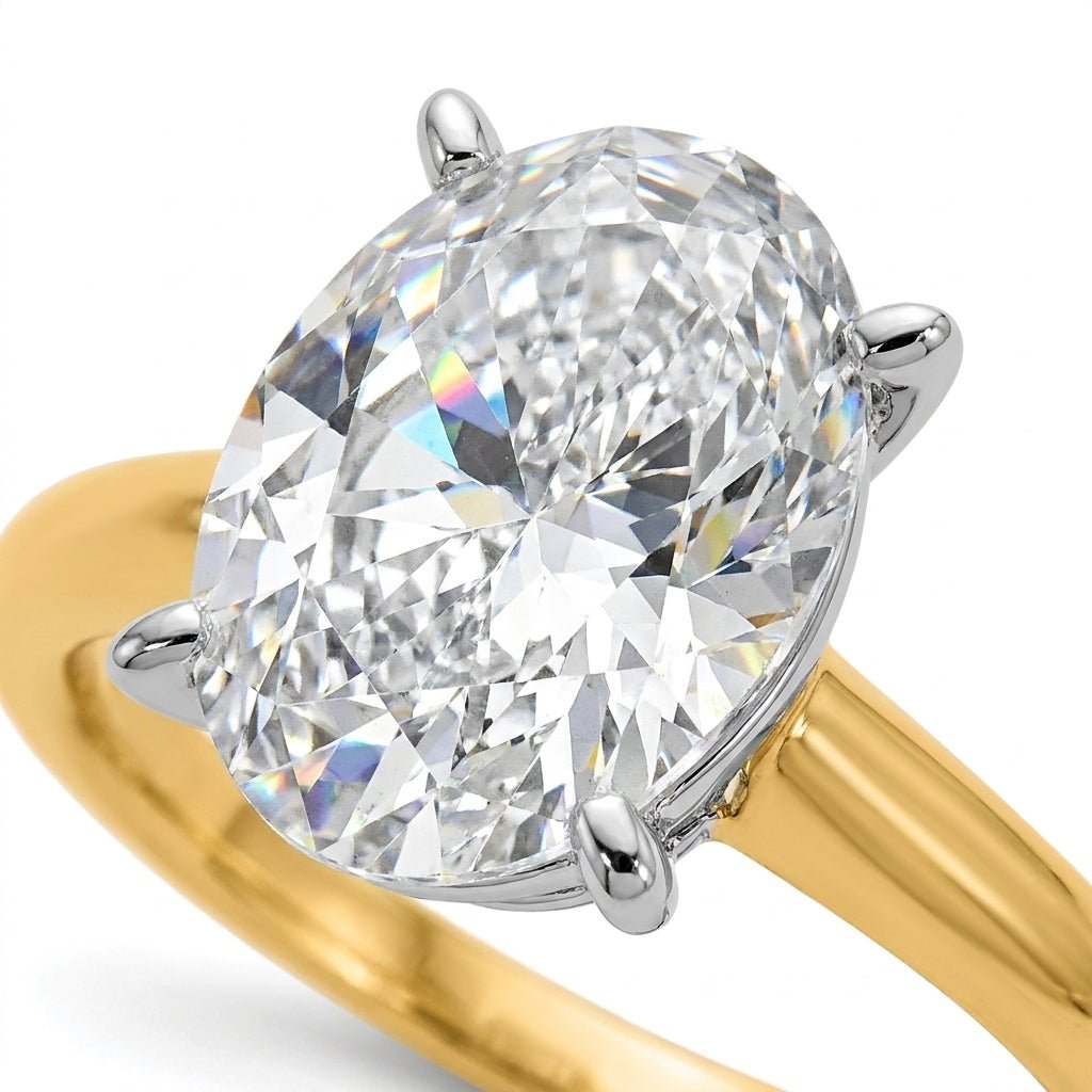 SOL-300O-0LD Oval solitaire engagement ring macro-sparkle
