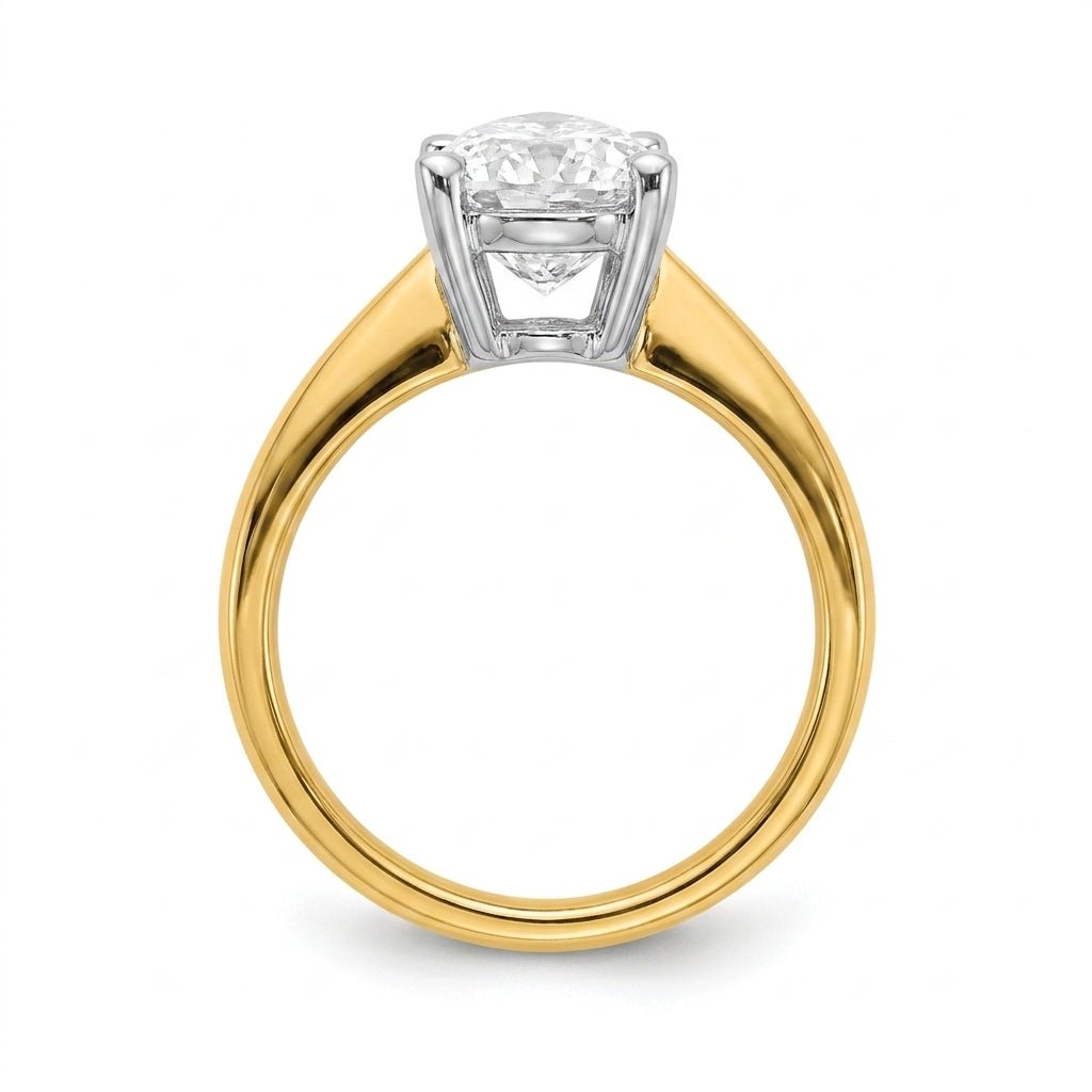 RM12571C-LD pear engagement ring side-profile view