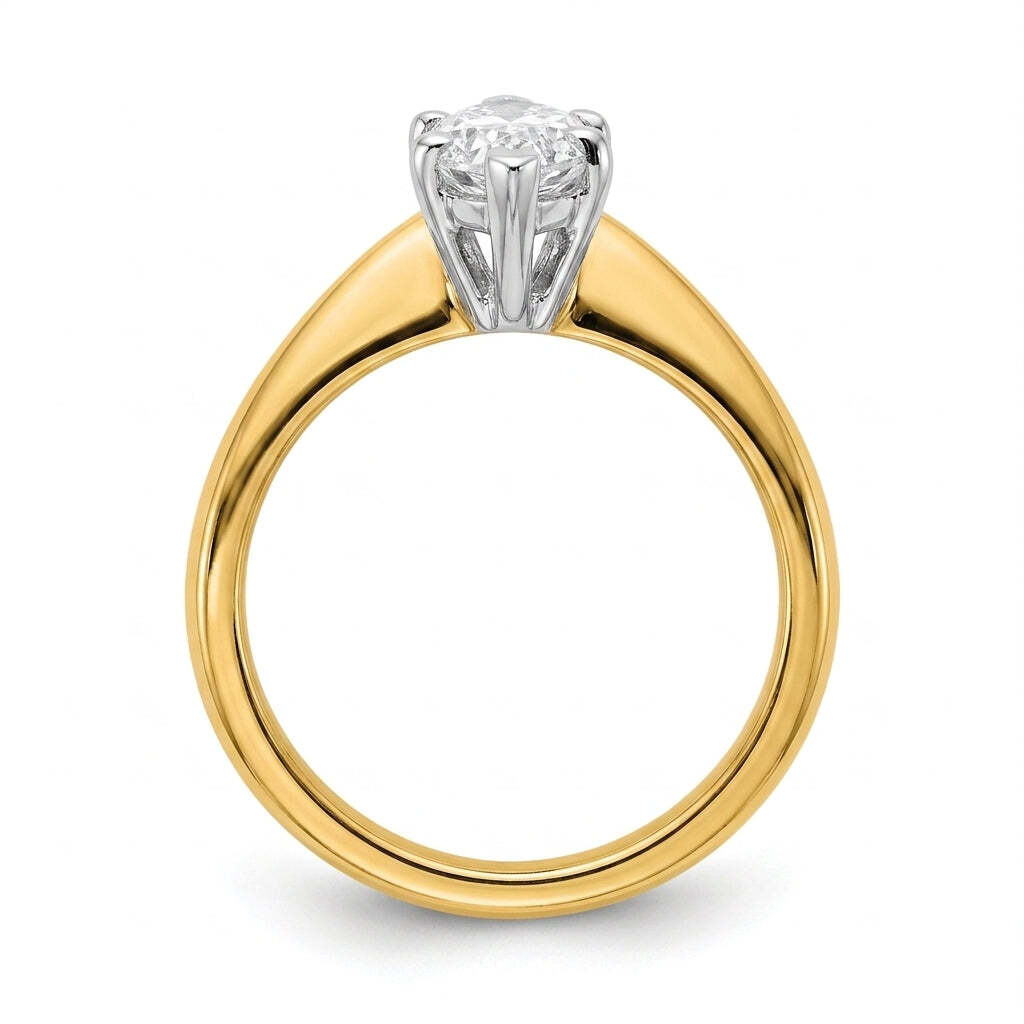 RM12603C-LD Round solitaire engagement ring side-profile