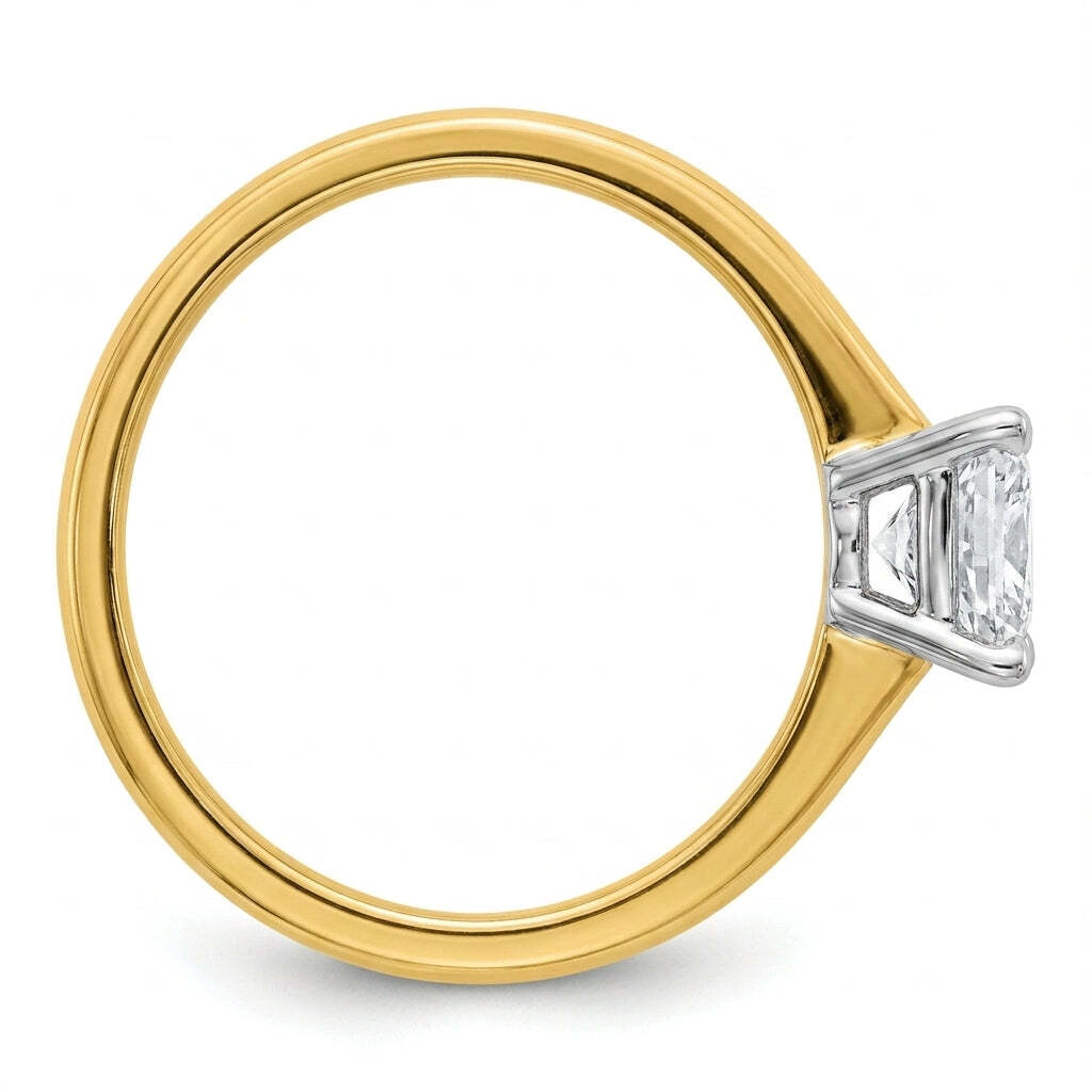RM12609C-LD Round solitaire engagement ring side-profile