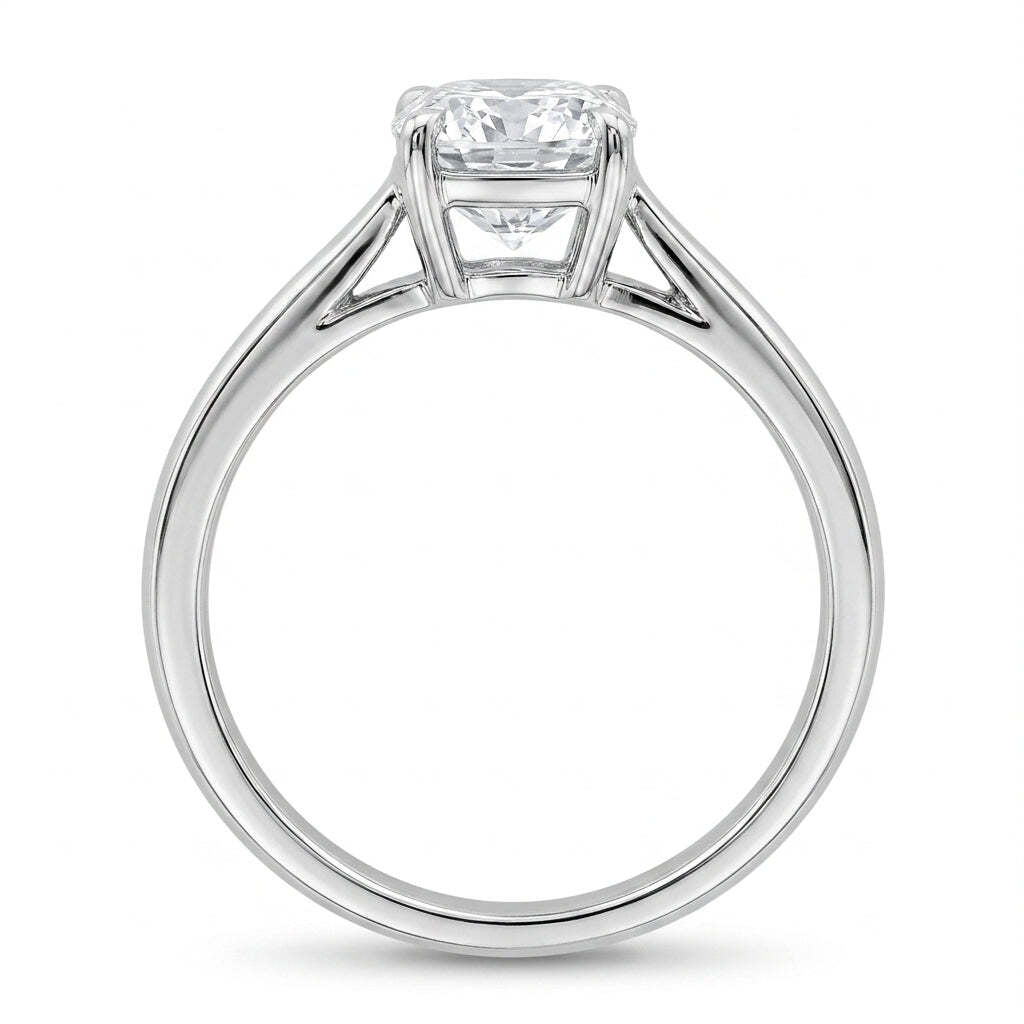 RM12844-250C-WLD Cushion solitaire engagement ring side-profile