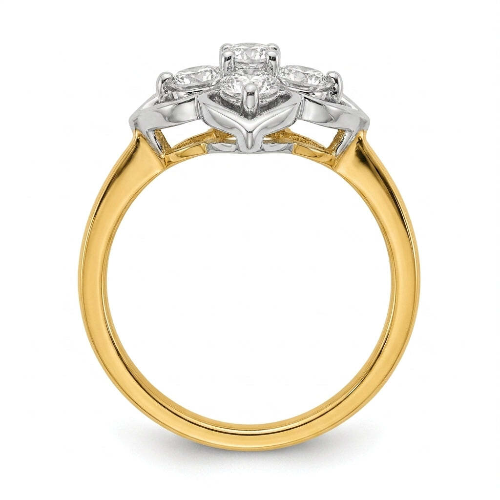 RM12948-100-LD Round solitaire engagement ring side-profile