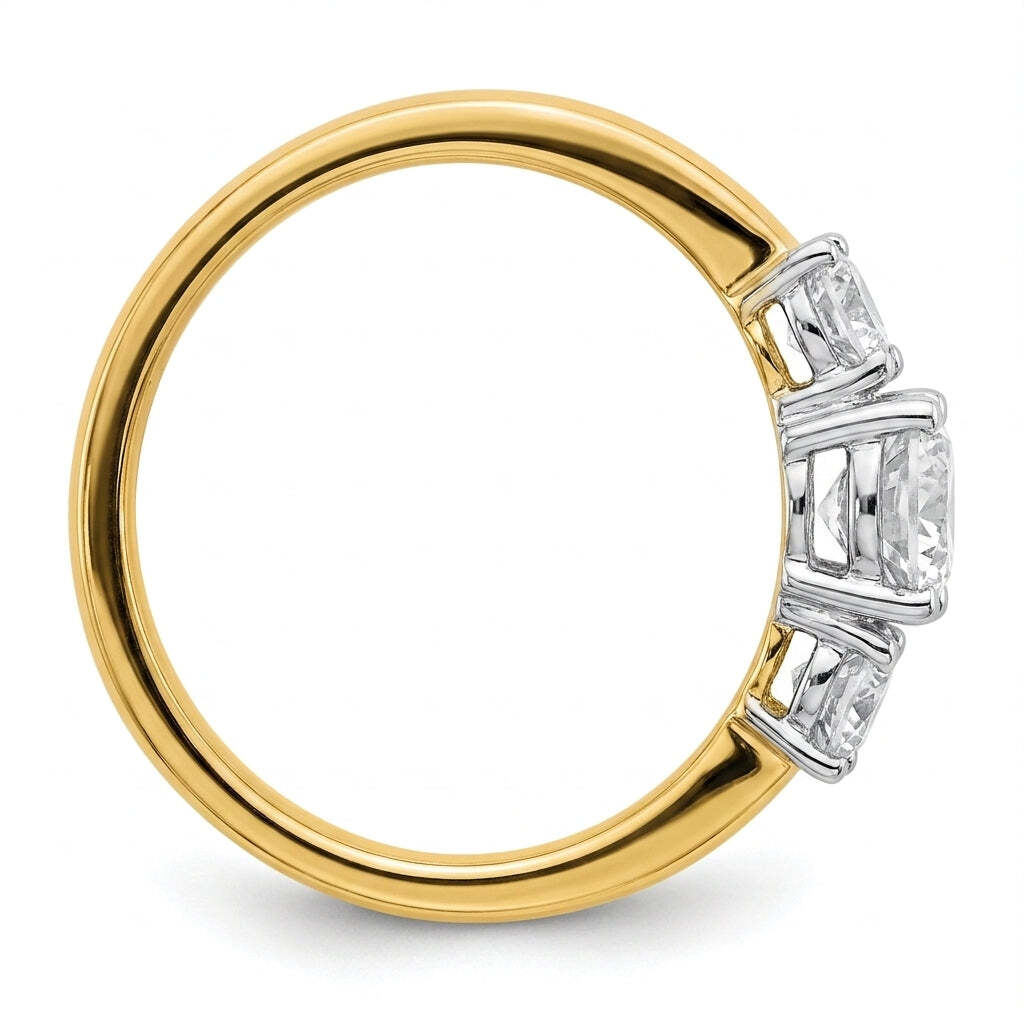 RM4229-150-0LD Round solitaire engagement ring side-profile