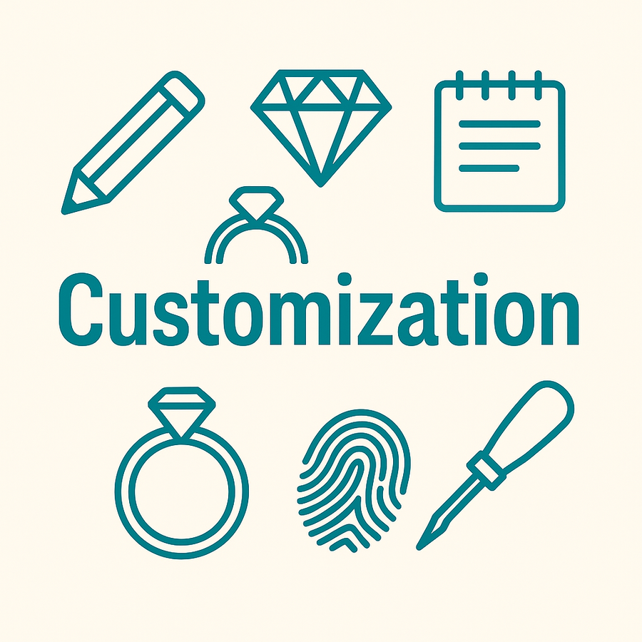 Custom engraving ideas from Aydins Jewelry
