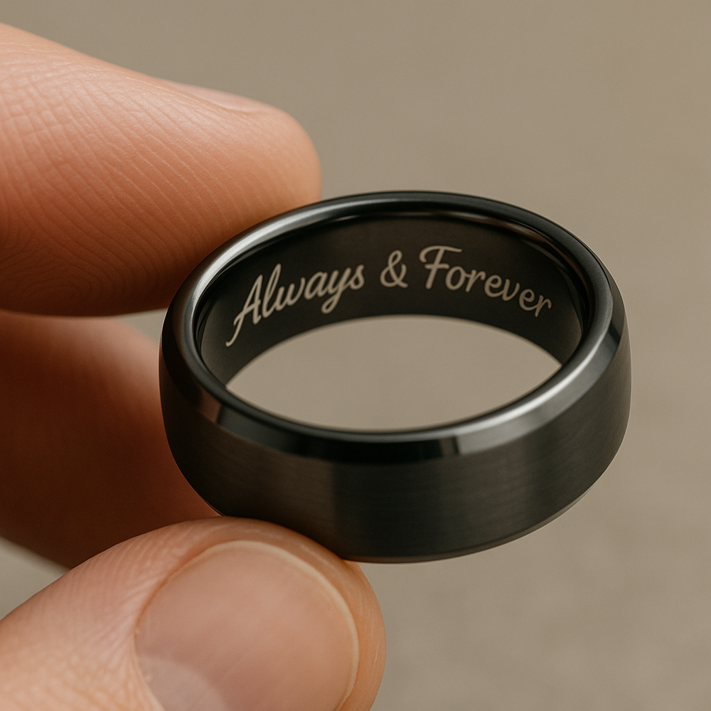Aydins Jewelry free laser ring engraving example