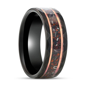 INFERNO Tungsten Carbide men's wedding band, image 1