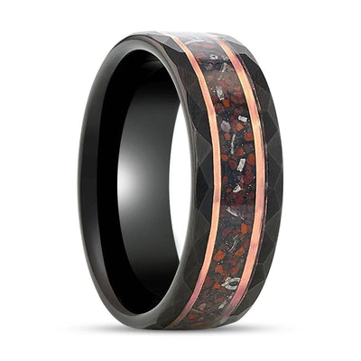 INFERNO Tungsten Carbide men's wedding band, image 1