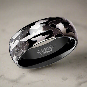 ADMIRAL Tungsten Carbide men's wedding band, image 3