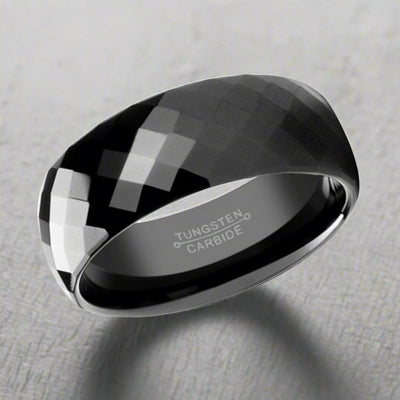 AEON Tungsten Carbide men's wedding band, image 2